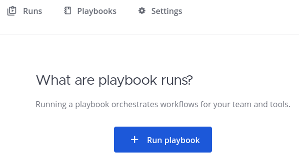 Playbook Dashboard